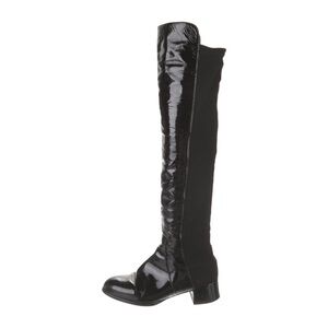 Stuart Weitzman Patent Leather Over-The-Knee Boots